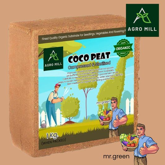 Organic Cocopeat Block: Eco-Friendly Coconut Coir for Plants and Soil Improvement