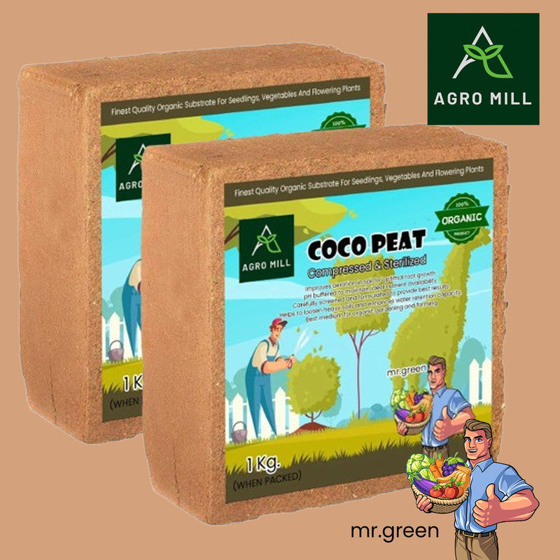 Organic Cocopeat Block: Eco-Friendly Coconut Coir for Plants and Soil Improvement