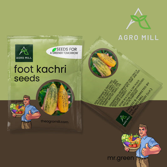 Foot Kachri Vegetable Seeds for Home Garden | Farming | Open Pollinated | 100% Organic | Non Gmo 5 GM.