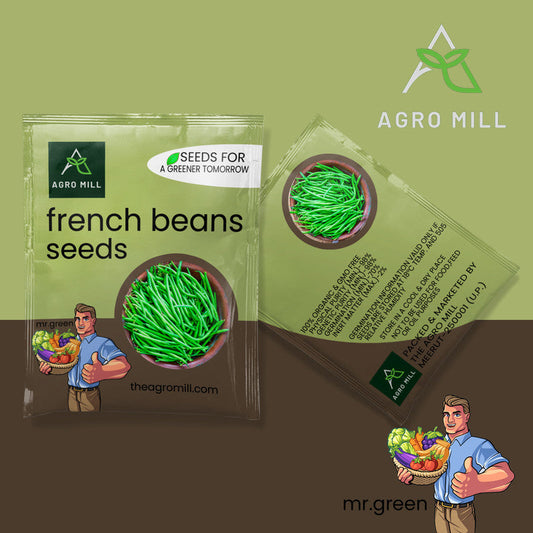 French Beans | France Bean | Vegetable Seeds for Home Garden | Farming | Open Pollinated | 100% Organic | Non Gmo 20 GM.