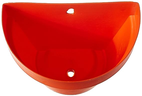 Wall-Mount Pots | 18cm | Set Of 6 | Orange