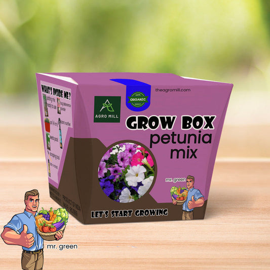 Blossom Medley: Petunia Mix Grow Box