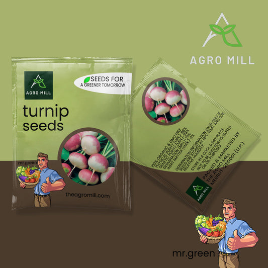 Turnip | Shaljam  | Vegetable Seeds for Home Garden | Farming | Open Pollinated | 100% Organic | Non Gmo | 10 Gm.