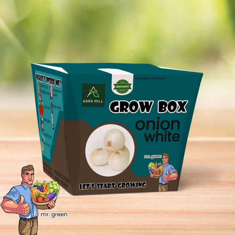 White Onion Grow Box - Everything You Need to Grow Delicious White Onions