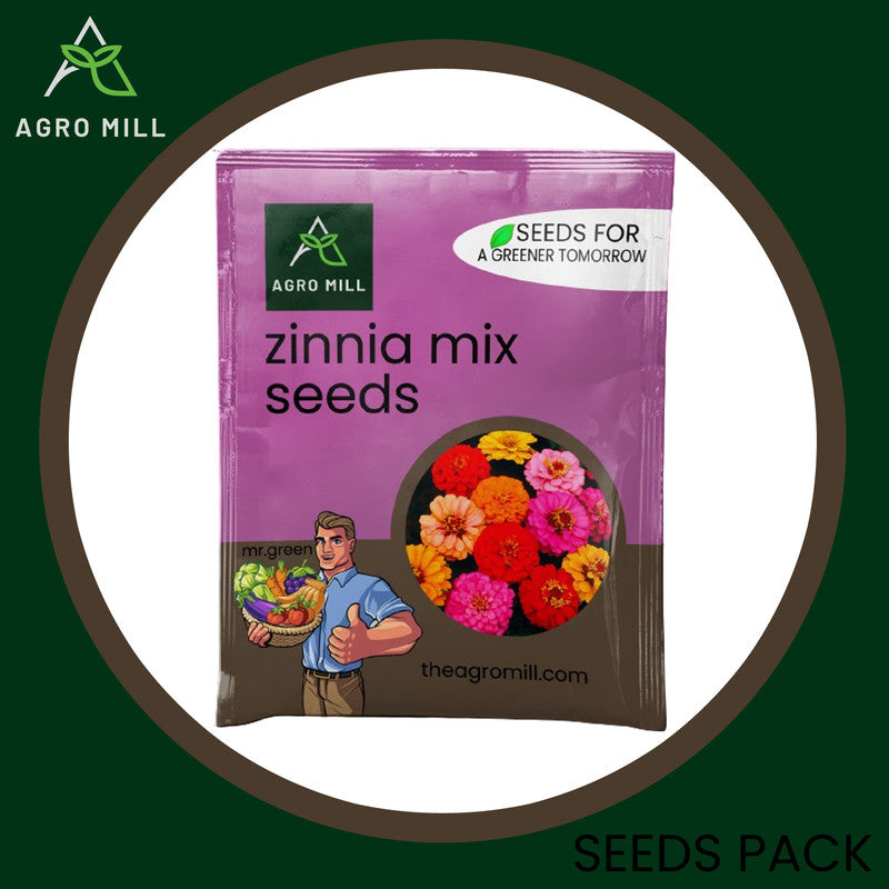 Rainbow Meadows: Zinnia Mix Grow Box